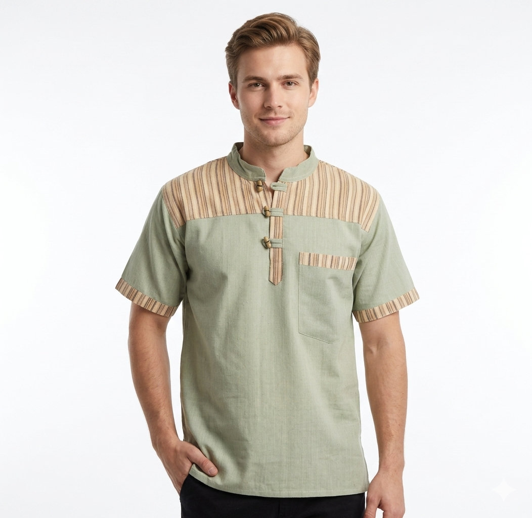 Half Sleeve Cotton Shirt