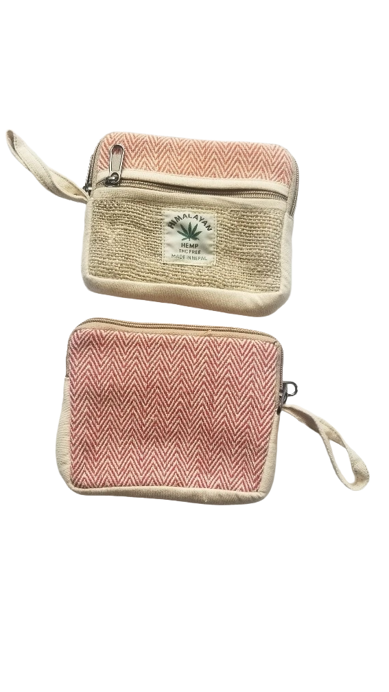Hemp Small Coin Pouch