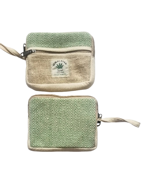 Hemp Small Coin Pouch