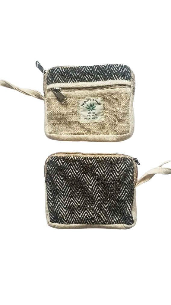 Hemp Small Coin Pouch