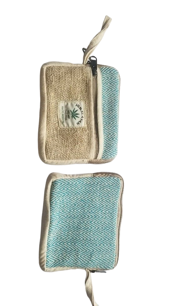 Hemp Small Coin Pouch