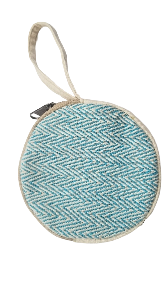 Round Coin Hemp Pouch