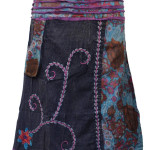 Handmade Embroidered Long Cotton Skirt