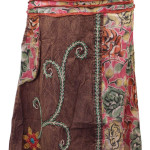 Handmade Embroidered Long Cotton Skirt