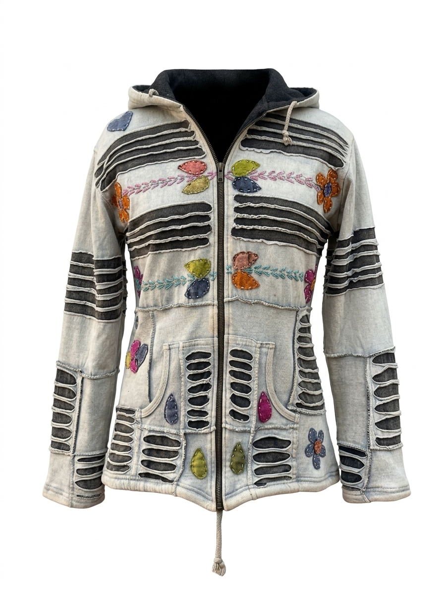 Cotton Patchwork Jacket