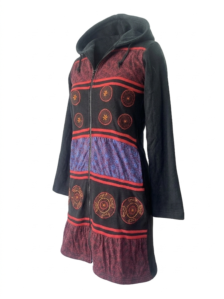 Rib Cotton Long Jacket