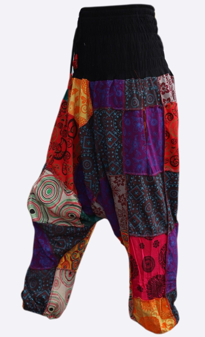 Nepali Patchwork Harem Trousers