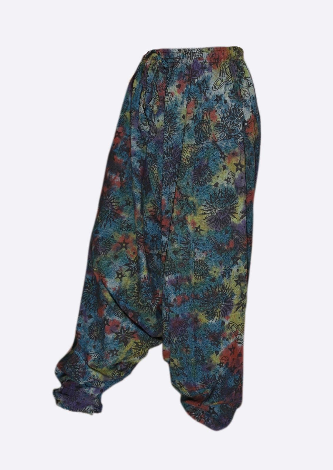 Galaxy Vibes Tie Dye Harem Pants