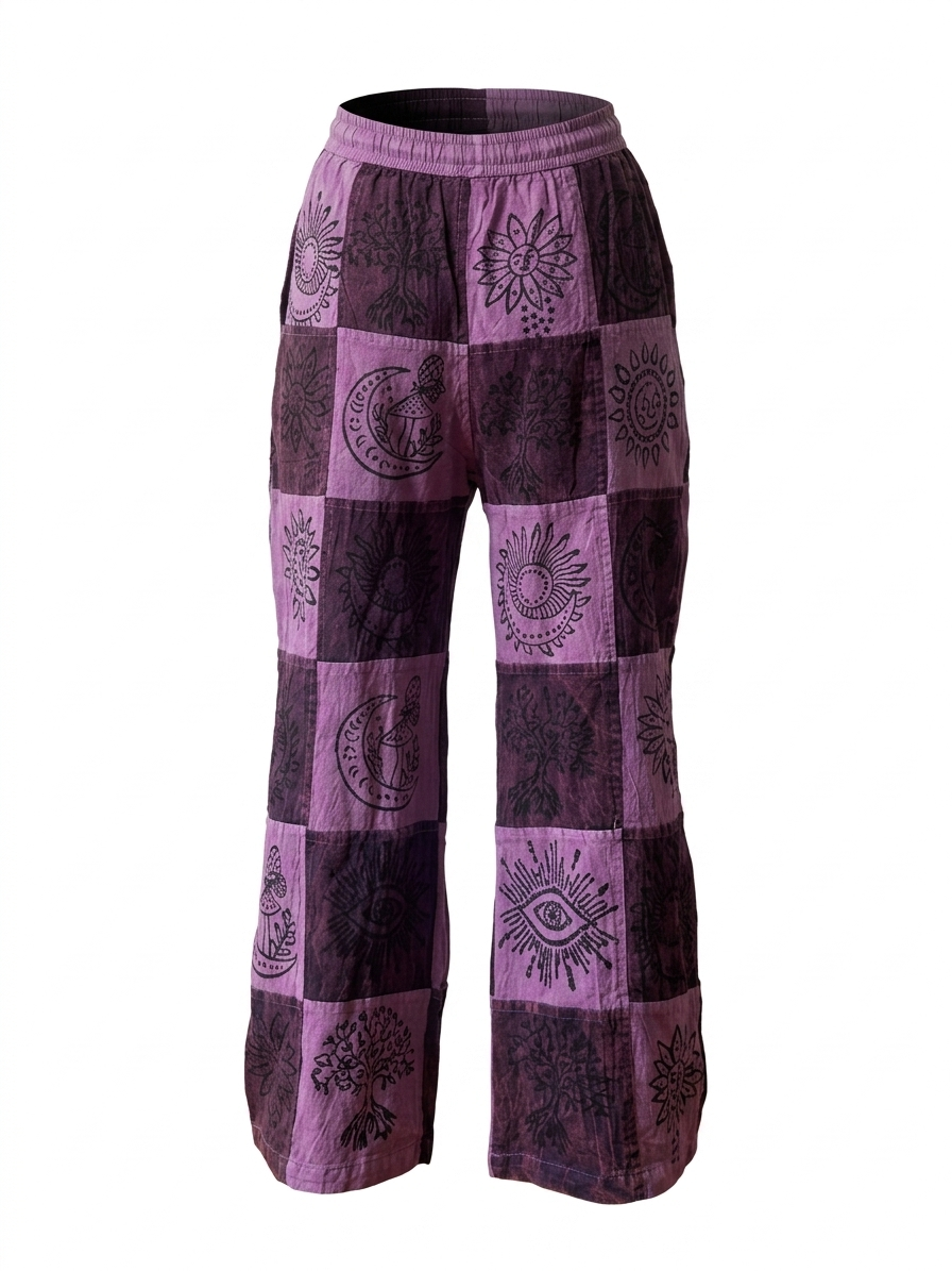 Patchwork Stonewash Trousers