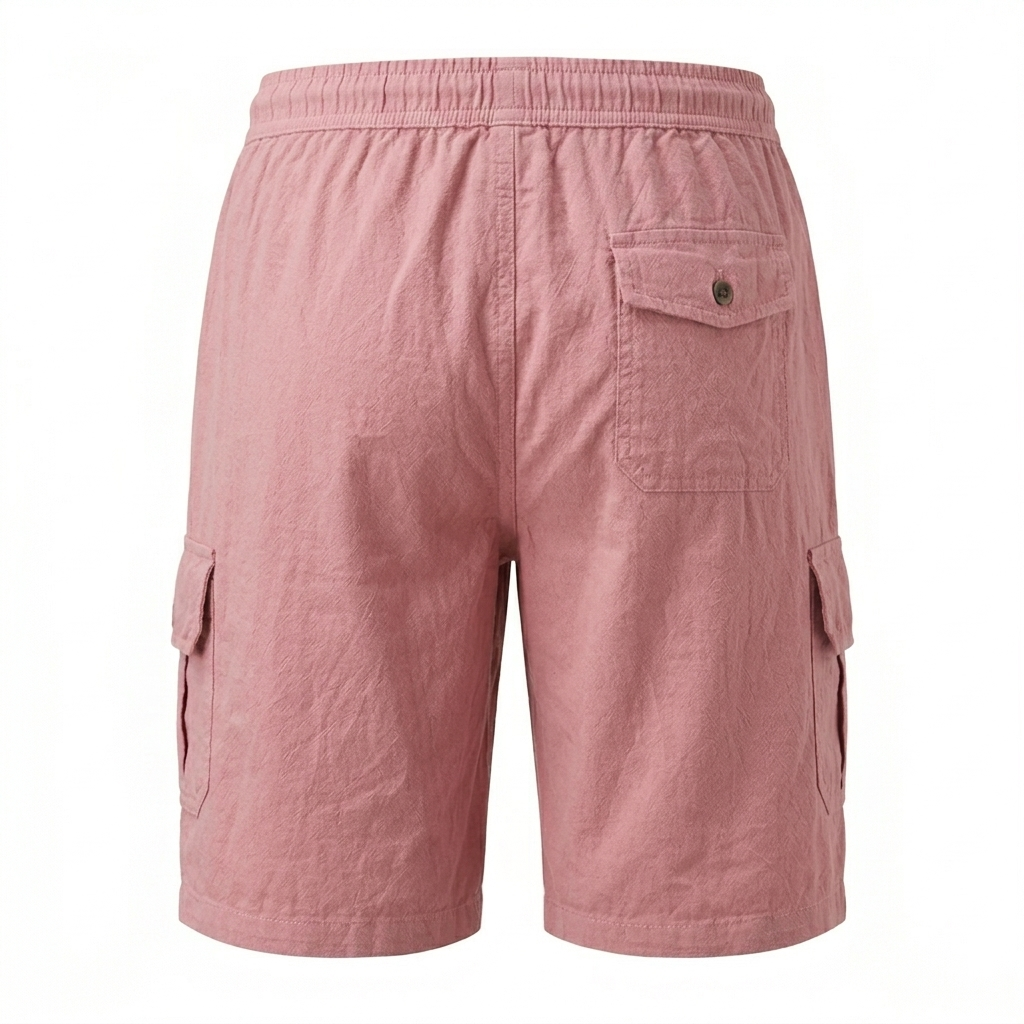 Pure Cotton Cargo Shorts for Women – Breathable Casual Summer Shorts with Pockets