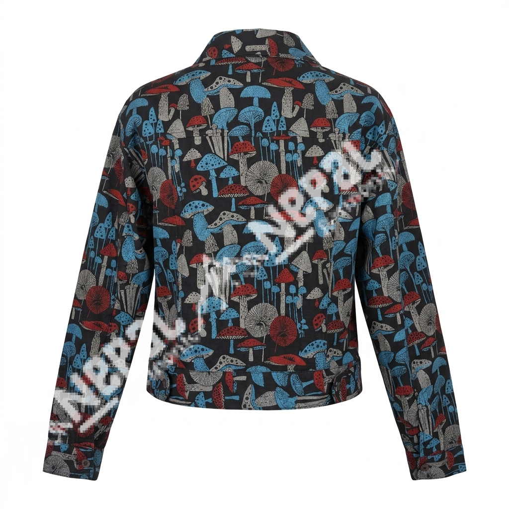Mushroom Print  Jacket