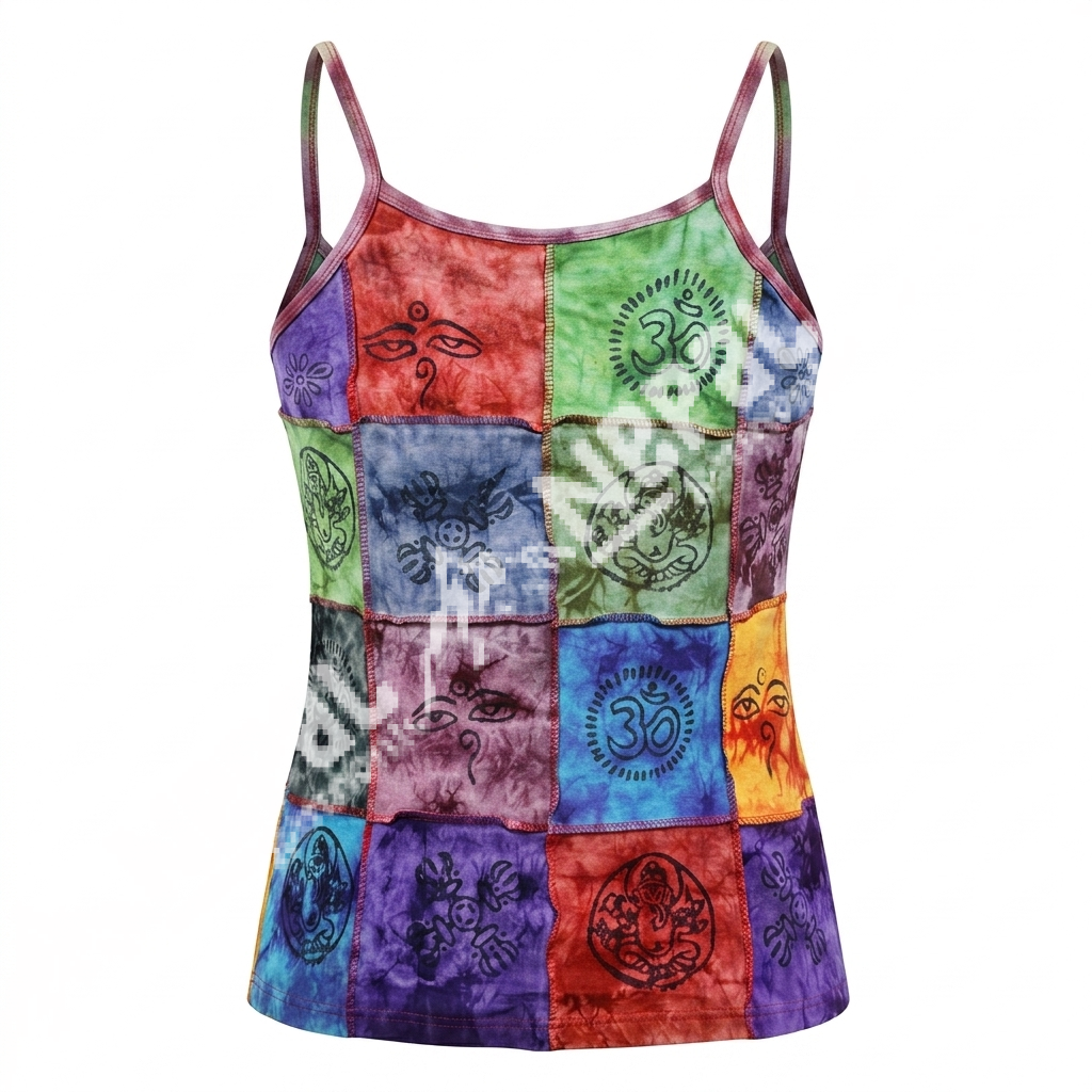 Patchwork Hippie Tank Top