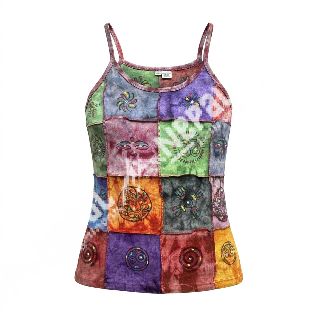 Patchwork Hippie Tank Top