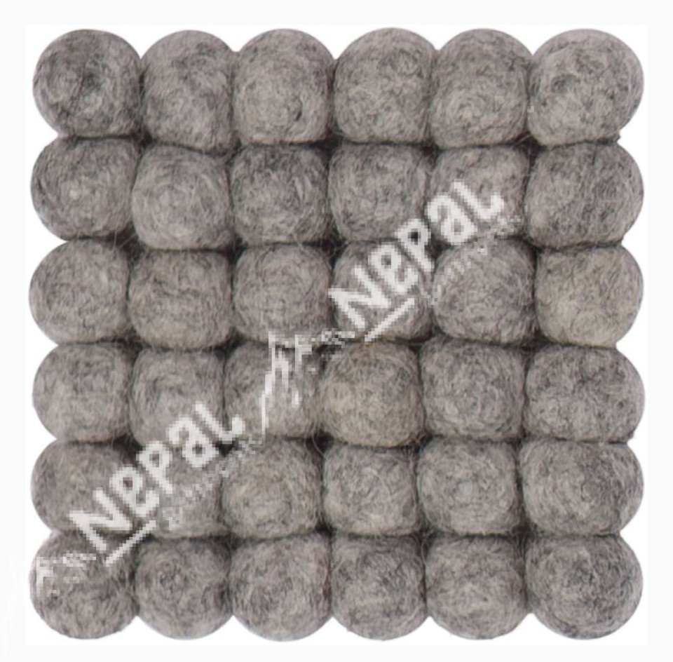 Felt Ball Tea Coaster