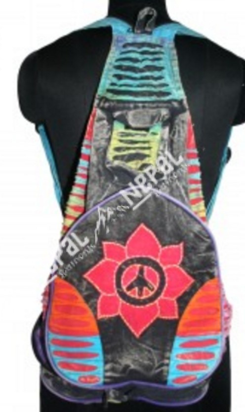 Hand Embroidery And Razor Cut Hippie Gitara Bag