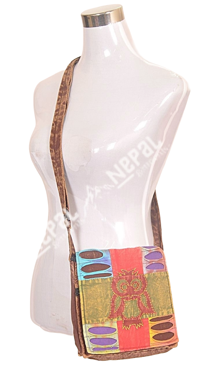 Crossbody Cotton Shoulder  Passport Bag