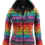 Bobble Print Rainbow Women's Jacket
